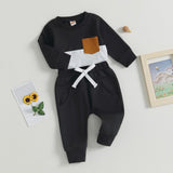 Baby Jogger Winter Set - Cozy Contrast Sweatshirt & Trousers for Infants | Warm & Stylish Baby Outfit