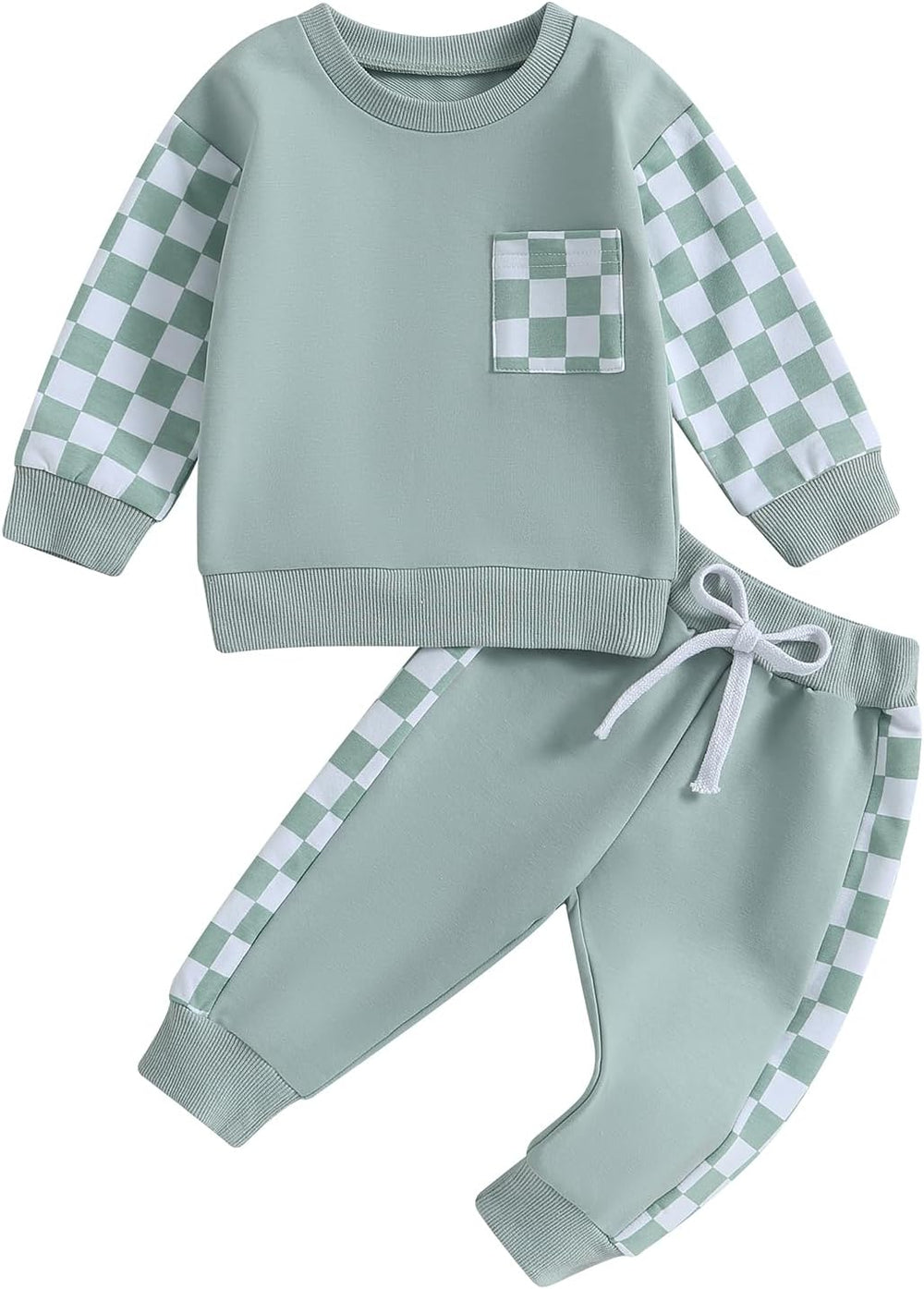 Baby Jogger Winter Set - Cozy Contrast Sweatshirt & Trousers for Infants | Warm & Stylish Baby Outfit
