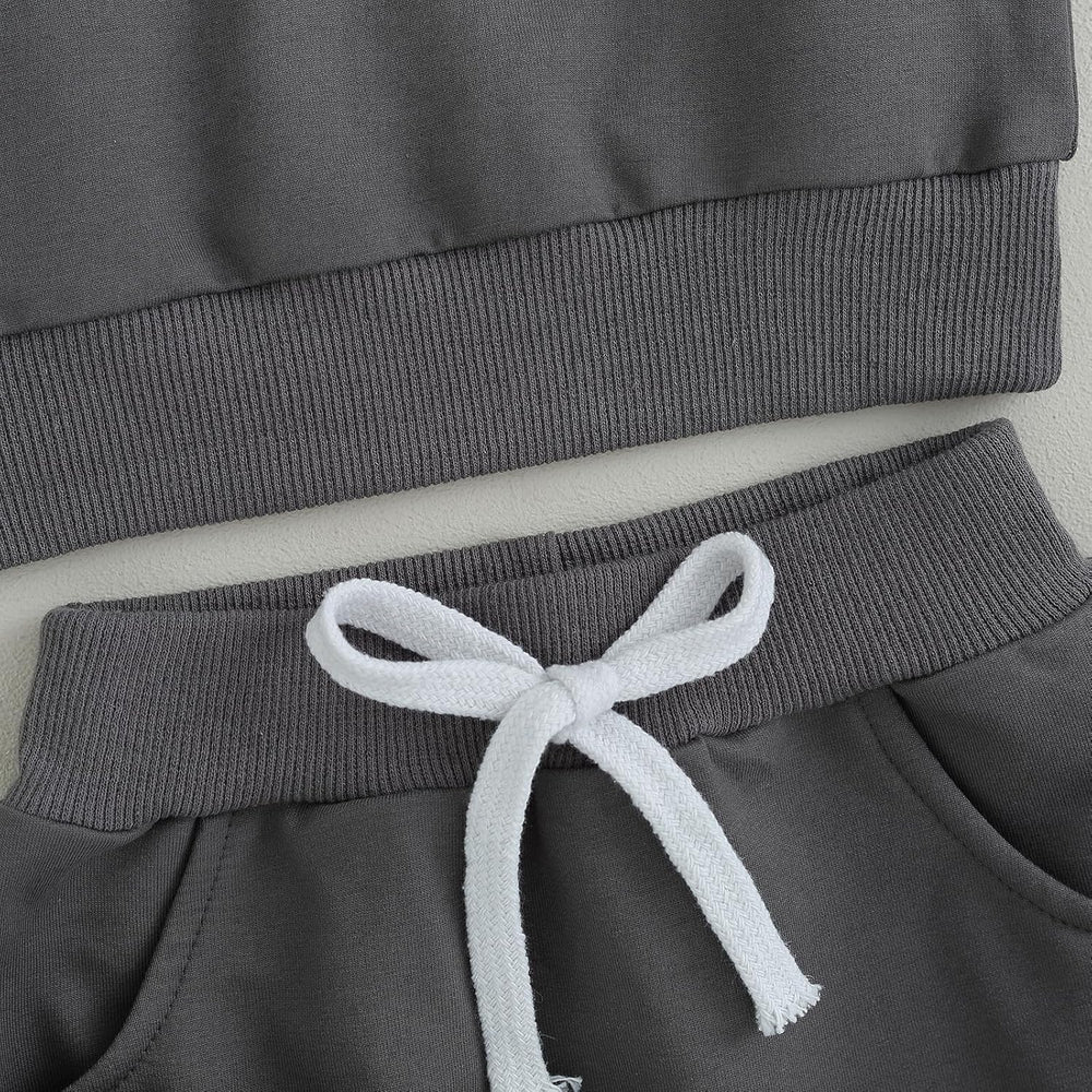 Baby Jogger Winter Set - Cozy Contrast Sweatshirt & Trousers for Infants | Warm & Stylish Baby Outfit