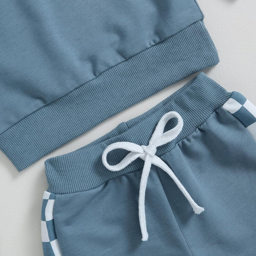 Baby Jogger Winter Set - Cozy Contrast Sweatshirt & Trousers for Infants | Warm & Stylish Baby Outfit