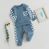 Baby Jogger Winter Set - Cozy Contrast Sweatshirt & Trousers for Infants | Warm & Stylish Baby Outfit