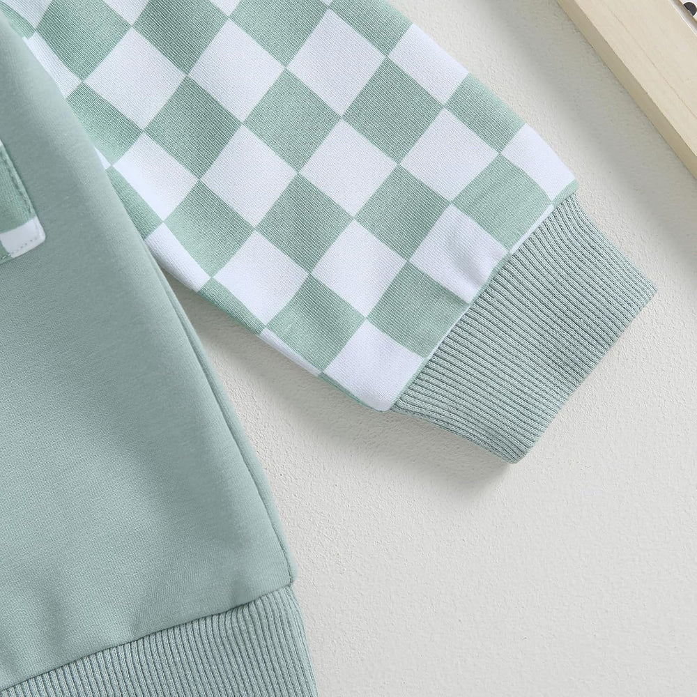Baby Jogger Winter Set - Cozy Contrast Sweatshirt & Trousers for Infants | Warm & Stylish Baby Outfit