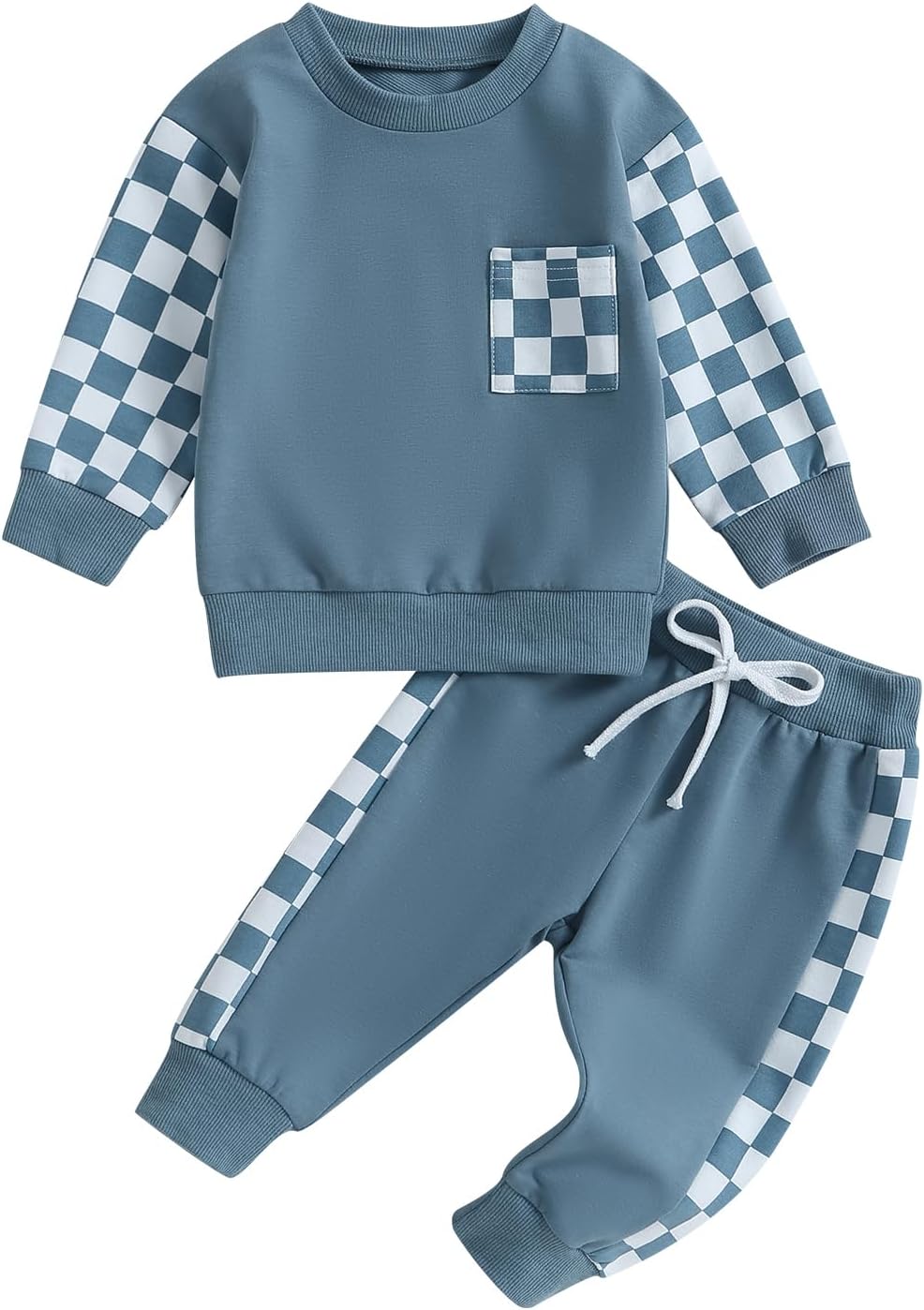 Baby Jogger Winter Set - Cozy Contrast Sweatshirt & Trousers for Infants | Warm & Stylish Baby Outfit