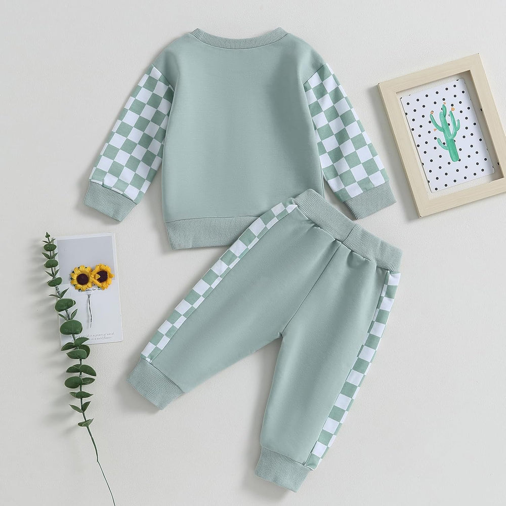 Baby Jogger Winter Set - Cozy Contrast Sweatshirt & Trousers for Infants | Warm & Stylish Baby Outfit
