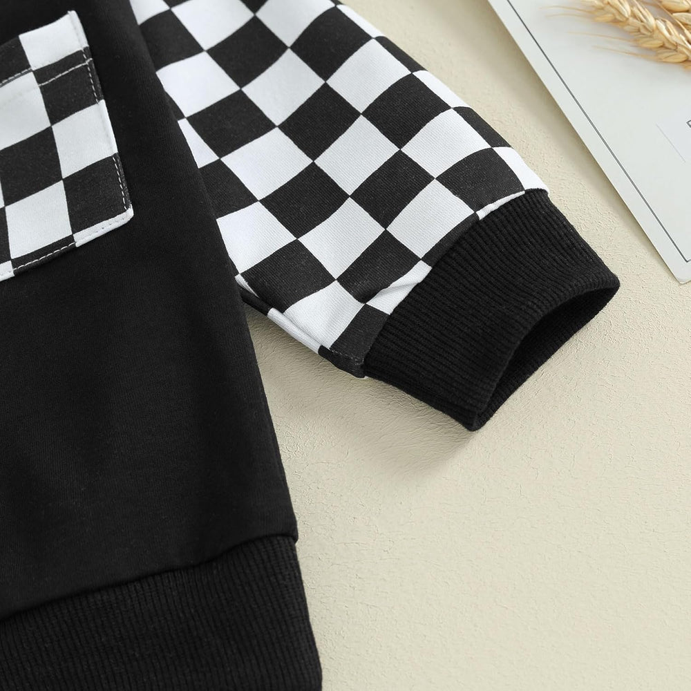 Baby Jogger Winter Set - Cozy Contrast Sweatshirt & Trousers for Infants | Warm & Stylish Baby Outfit