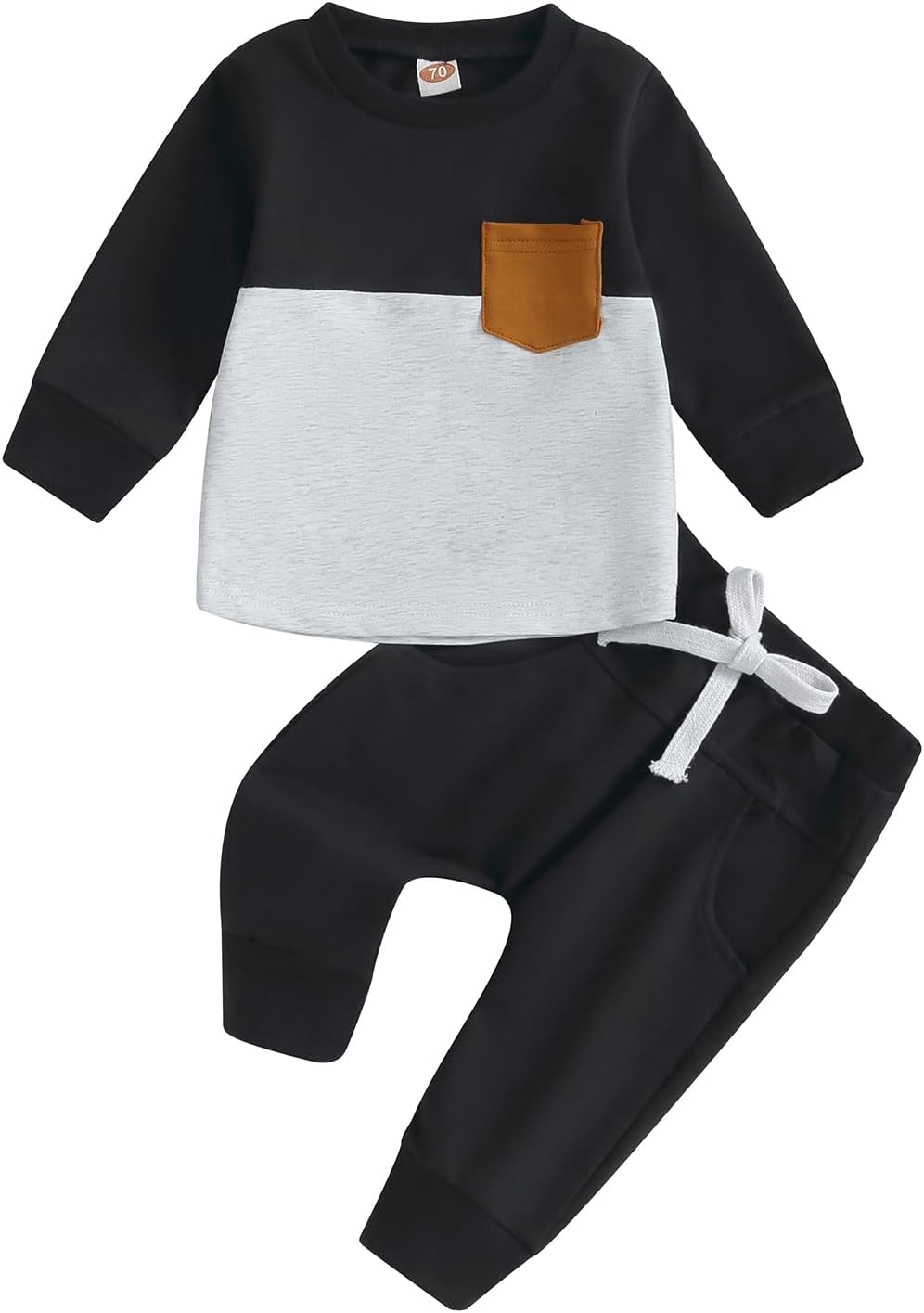Baby Jogger Winter Set - Cozy Contrast Sweatshirt & Trousers for Infants | Warm & Stylish Baby Outfit