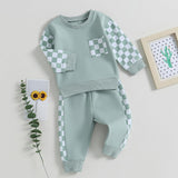 Baby Jogger Winter Set - Cozy Contrast Sweatshirt & Trousers for Infants | Warm & Stylish Baby Outfit