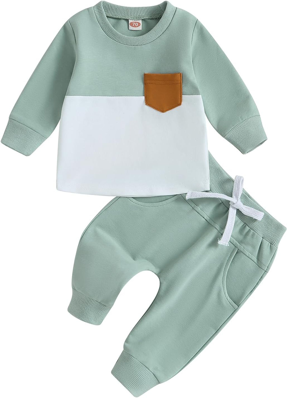 Baby Jogger Winter Set - Cozy Contrast Sweatshirt & Trousers for Infants | Warm & Stylish Baby Outfit