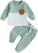 Baby Jogger Winter Set - Cozy Contrast Sweatshirt & Trousers for Infants | Warm & Stylish Baby Outfit