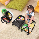 Kids' 2-Piece Hard-Shell Luggage Set with Helicopter Design & 360° Spinner Wheels - Includes Matching Backpack