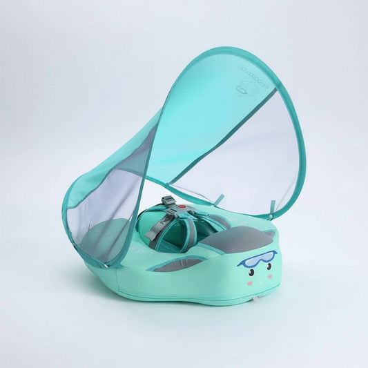 Baby Pool Float – Safety Harness, Sunshade & UV Protection Swim Aid
