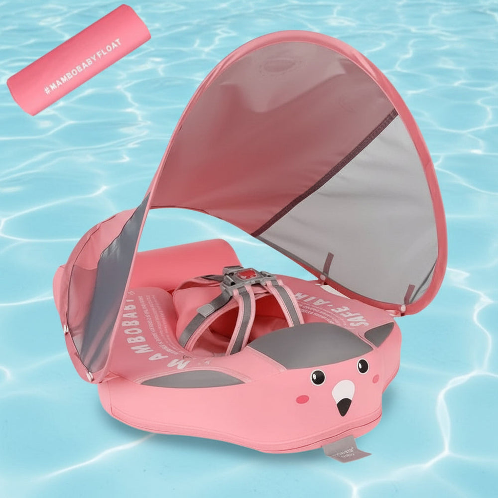 Baby Pool Float – Safety Harness, Sunshade & UV Protection Swim Aid