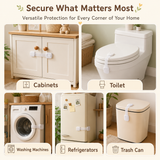 Cabinet Locks – Baby Proof, No-Drill Adhesive Straps & Child Safety