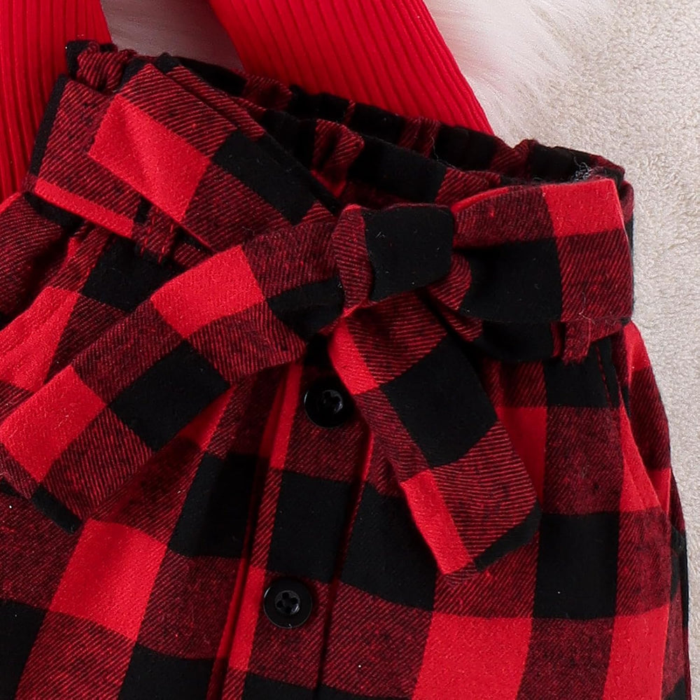 Cozy Baby Winter Set - Knitted Turtleneck & Dress Outfit for Girls - Warm & Stylish Winter Clothing