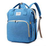 Multi-Functional Portable Baby Bed & Diaper Bag - Travel Backpack for On-the-Go Parents