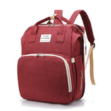 Multi-Functional Portable Baby Bed & Diaper Bag - Travel Backpack for On-the-Go Parents