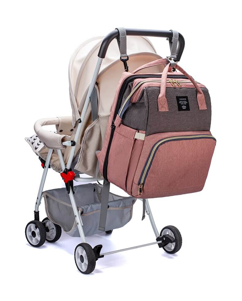 Multi-Functional Portable Baby Bed & Diaper Bag - Travel Backpack for On-the-Go Parents
