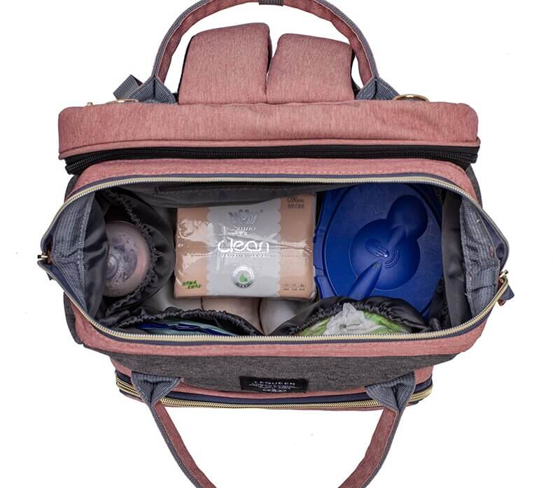 Multi-Functional Portable Baby Bed & Diaper Bag - Travel Backpack for On-the-Go Parents