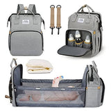 Multi-Functional Portable Baby Bed & Diaper Bag - Travel Backpack for On-the-Go Parents