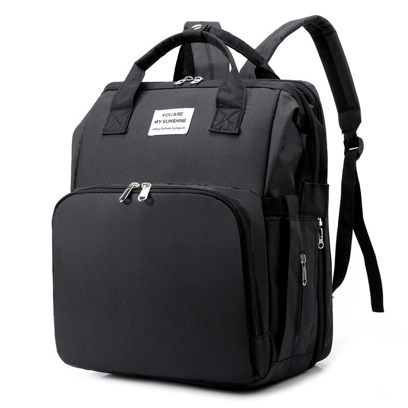 Multi-Functional Portable Baby Bed & Diaper Bag - Travel Backpack for On-the-Go Parents