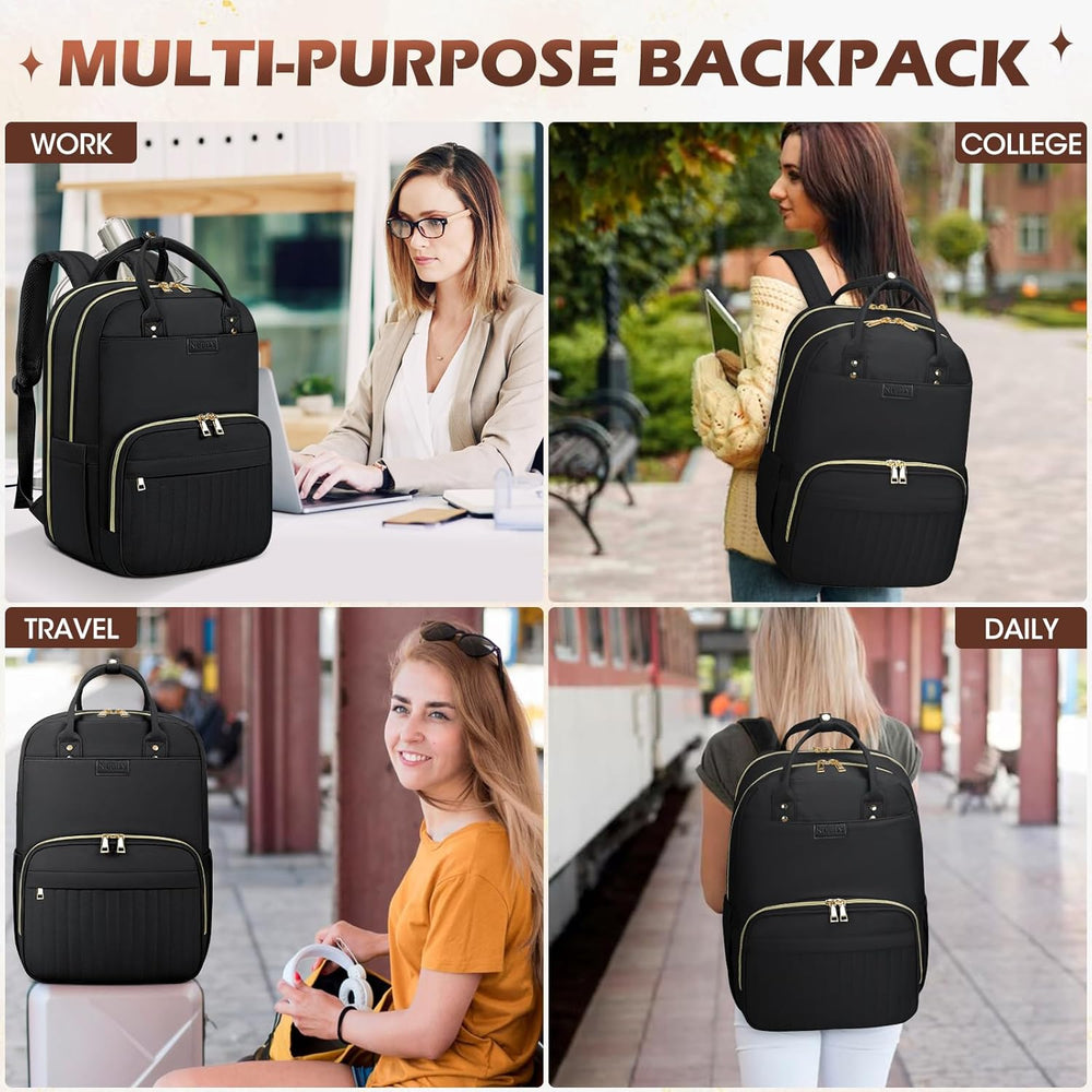 Enhanced Product Title: **AeroFlex Series Water-Resistant Travel Laptop Backpack - Multi-Compartment Design for Ultimate Organization**