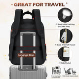 Water-Resistant 15.6" Travel Laptop Backpack with Organized Compartments - Perfect for Commuting & Outdoor Adventures
