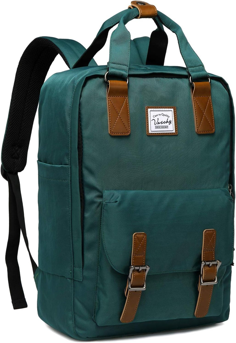 UrbanEase 15.6” Water-Resistant Vintage Laptop Backpack with Organizer Pockets - Stylish & Functional - Perfect for Travel & Daily Use