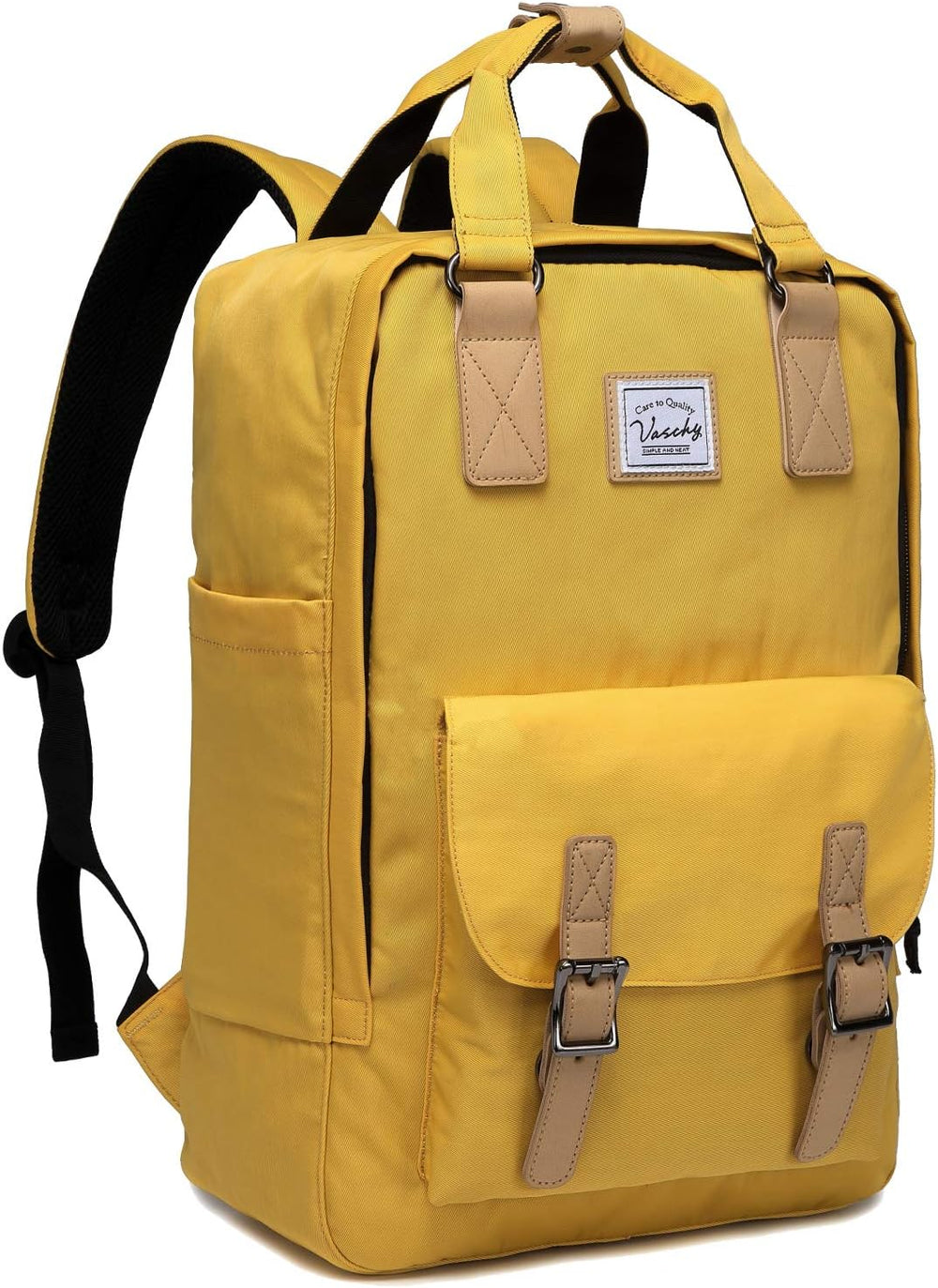 UrbanEase 15.6” Water-Resistant Vintage Laptop Backpack with Organizer Pockets - Stylish & Functional - Perfect for Travel & Daily Use