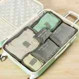 2-Piece Luggage Packing Organizer Set - Space-Saving Travel Storage Bags for Efficient Packing & Easy Organization