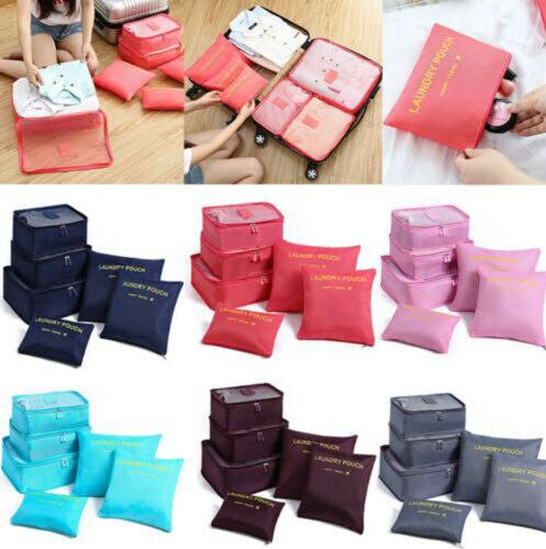 2-Piece Luggage Packing Organizer Set - Space-Saving Travel Storage Bags for Efficient Packing & Easy Organization