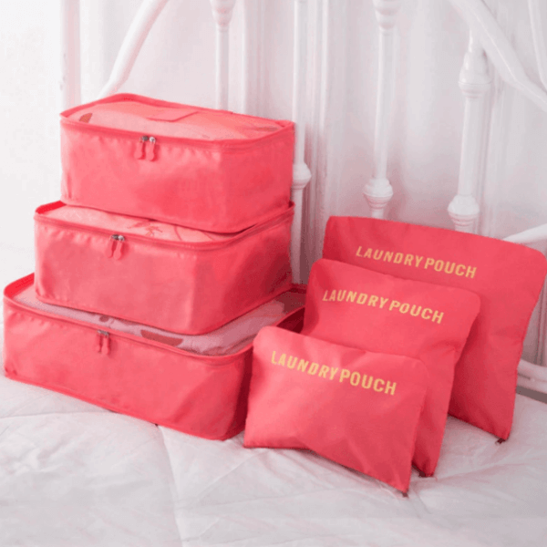 2-Piece Luggage Packing Organizer Set - Space-Saving Travel Storage Bags for Efficient Packing & Easy Organization