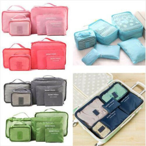 2-Piece Luggage Packing Organizer Set - Space-Saving Travel Storage Bags for Efficient Packing & Easy Organization