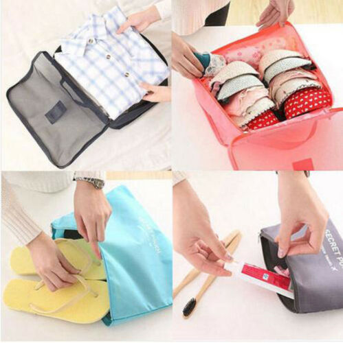 2-Piece Luggage Packing Organizer Set - Space-Saving Travel Storage Bags for Efficient Packing & Easy Organization