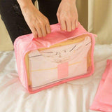 2-Piece Luggage Packing Organizer Set - Space-Saving Travel Storage Bags for Efficient Packing & Easy Organization