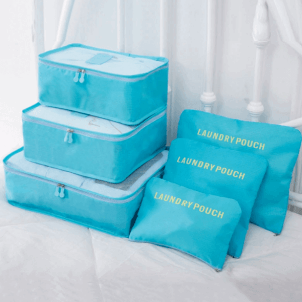 2-Piece Luggage Packing Organizer Set - Space-Saving Travel Storage Bags for Efficient Packing & Easy Organization