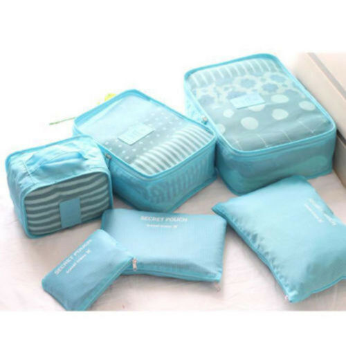 2-Piece Luggage Packing Organizer Set - Space-Saving Travel Storage Bags for Efficient Packing & Easy Organization