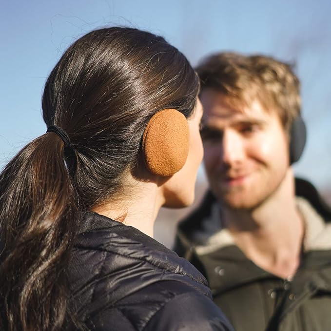 FleeceBuds Bandless Fleece Ear Warmers for Men & Women - Ultra-Soft, Comfortable & Stylish Winter Ear Protection