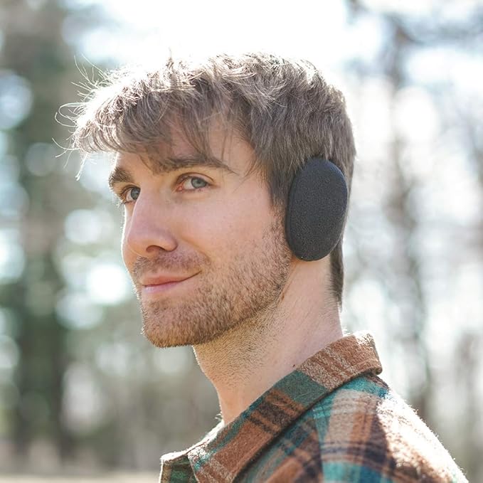 FleeceBuds Bandless Fleece Ear Warmers for Men & Women - Ultra-Soft, Comfortable & Stylish Winter Ear Protection
