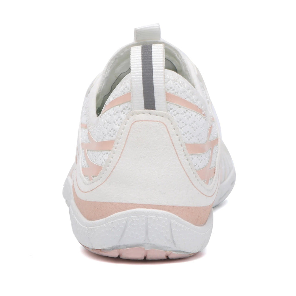 Optimized Product Title: "Barefoot Shoes for Men & Women - Striped Lightweight Minimalist Footwear for Natural Movement" 

This title includes relevant keywords, specifies the target audience, and highlights key features to improve visibility and appeal i