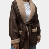 Women's belted coat, view 1