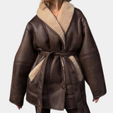 Women's belted coat, view 2