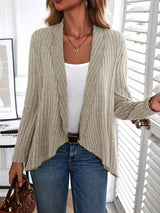 Basic Effortless Top with Long Sleeves - Liora