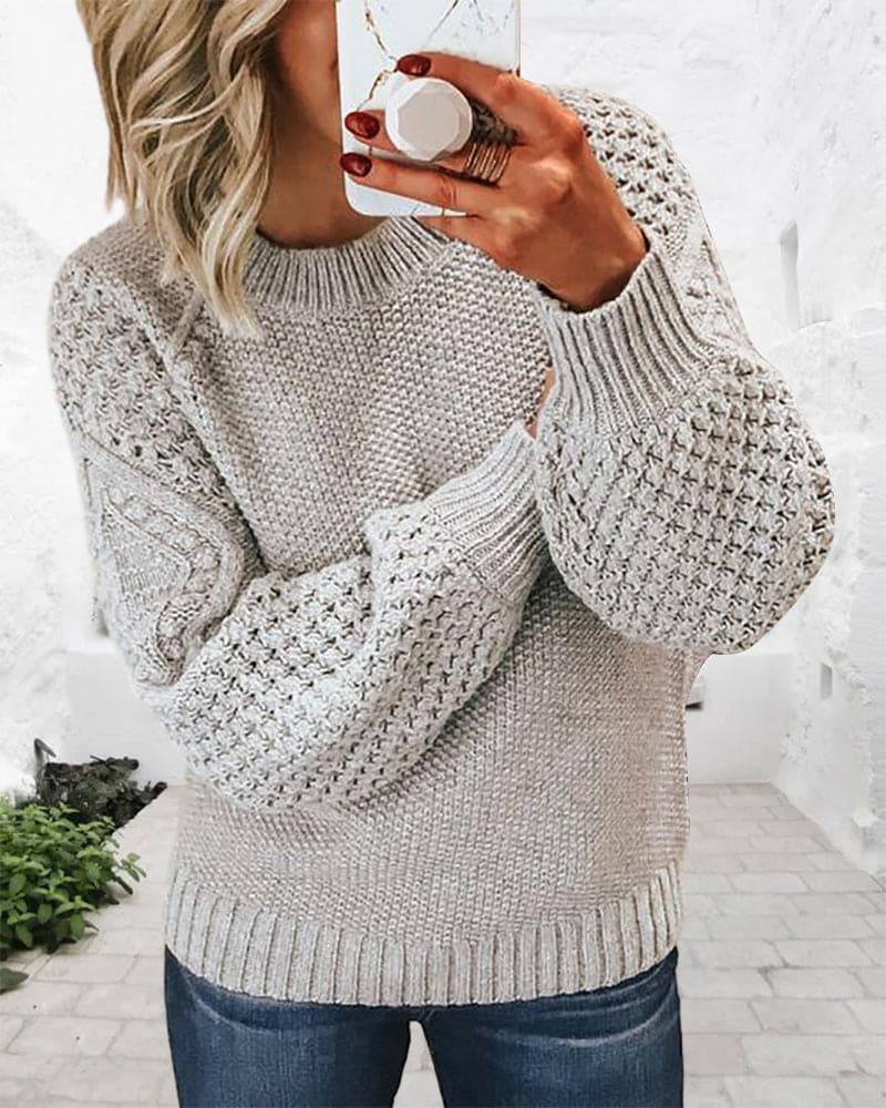 Basic Pullover Sweater - Evelyn