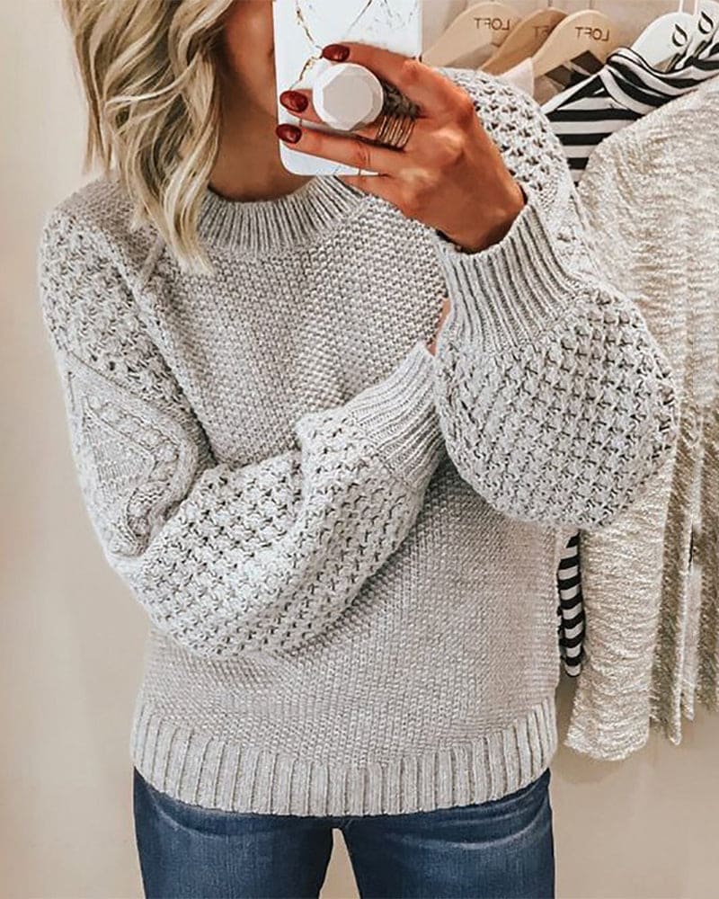 Basic Pullover Sweater - Evelyn