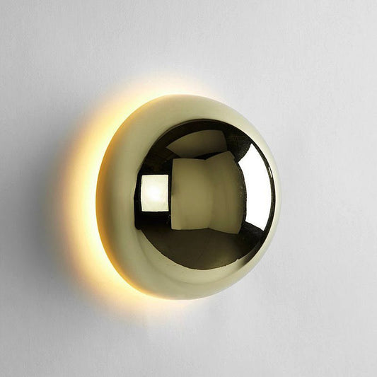 Wall Lamp – Bauhaus Eclipse Design, Gold Finish & Modern Art Deco Style