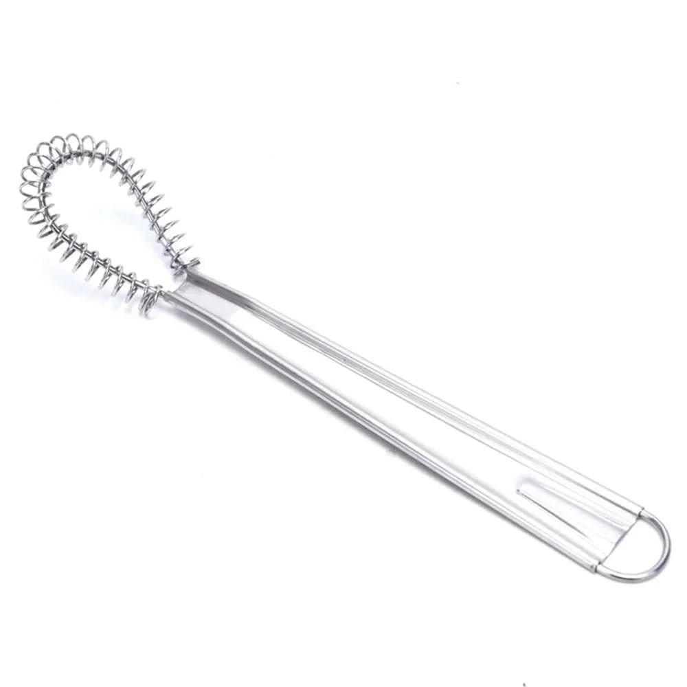 Stainless Steel Spring Whisk – Coil Spring Mechanism, Lump-Free Sauces & Easy Clean
