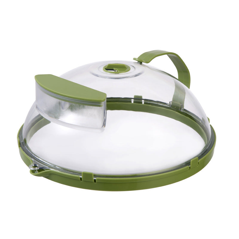 Microwave Cover with Steam Reservoir – Polycarbonate, 360° Venting & Insulated Handle