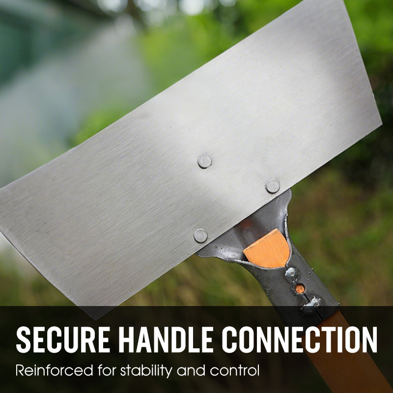 Garden Scraper Hoe – Manganese Steel Blade, Wooden Handle & 18/25/30cm Sizes