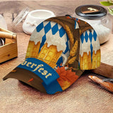 Oktoberfest Baseball Cap – All-Over Print, Snapback & Unisex