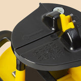 Manual Knife Sharpener – Tungsten Steel Blades, Suction Cup Base & Compact 6.3×6.1cm